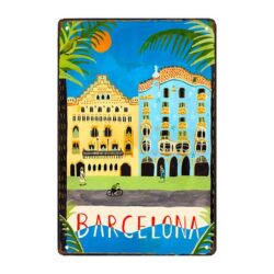 placa metalica barcelona