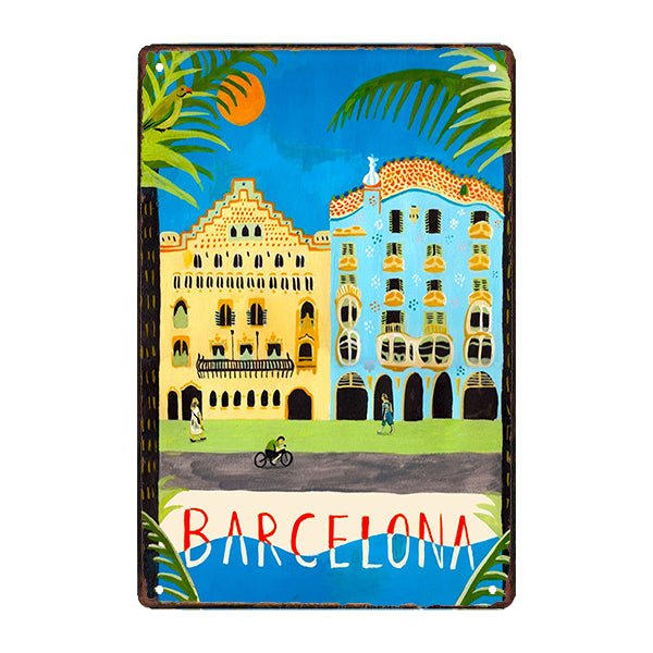 placa metalica barcelona placa metalica barcelona