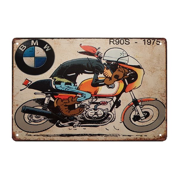 placa metal bmw vintage placa metal bmw vintage