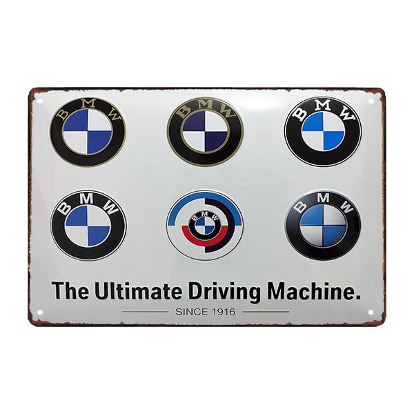 bmw placa metalica bmw placa metalica