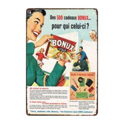 placa metal bonux