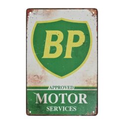 placa metal bp