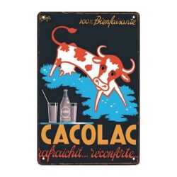 placa metal cacolac