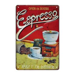 plato cafe expreso metal
