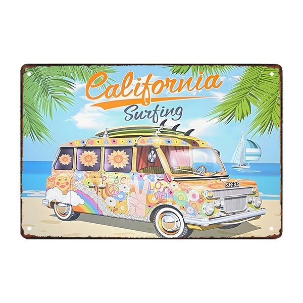 placa metal california placa metal california
