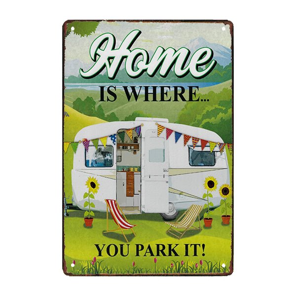 placa metal autocaravana placa metal autocaravana
