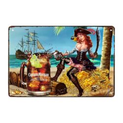 placa metal capitan morgan 1
