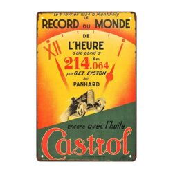 placa castrol metal 1