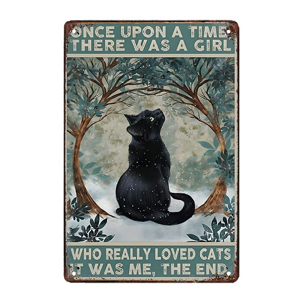 placa metal gato negro 1 placa metal gato negro 1