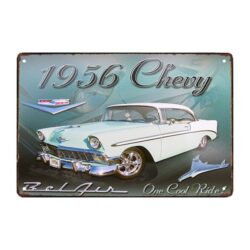 placa de metal chevy