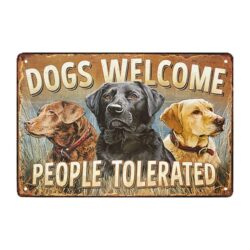placa de metal para perros