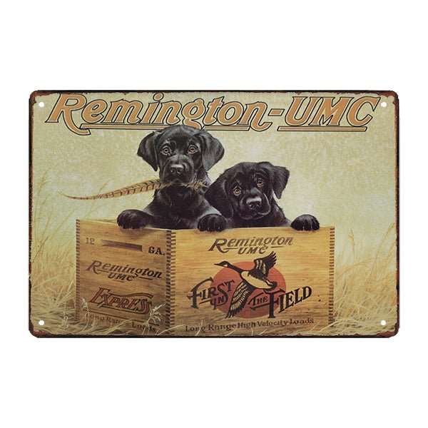placa metal perro retro placa metal perro retro