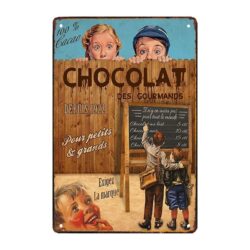 plato de metal chocolate