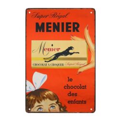 plato metal chocolate menier