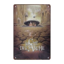 placa metal cite de larche