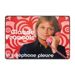 placa metal claude francois