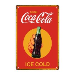 placa metal coca cola 2018