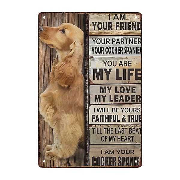 cocker americano cocker placa metalica cocker americano cocker placa metalica