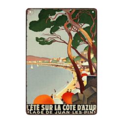 placa de metal cote d azur