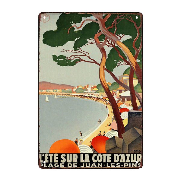 placa de metal cote d azur placa de metal cote d azur