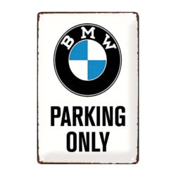 placa metal deco bmw