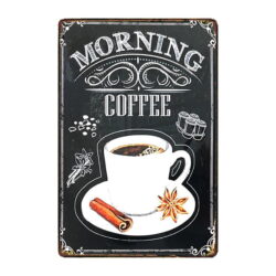 placa metal deco cafe 1