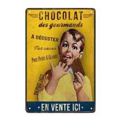 plato de chocolate metal deco