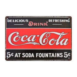 plato de coca metal deco