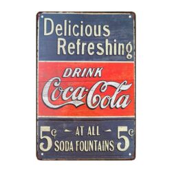 plato metal deco coca cola