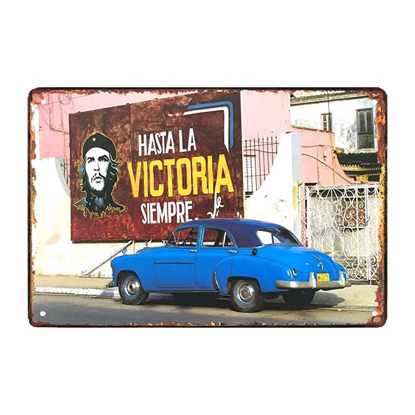 placa metal deco cuba placa metal deco cuba