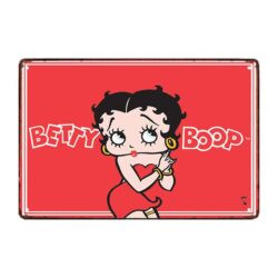 placa metal decorativa cocina betty boop