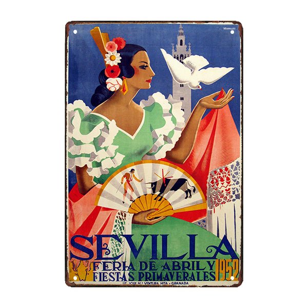 placa metal deco espana placa metal deco espana