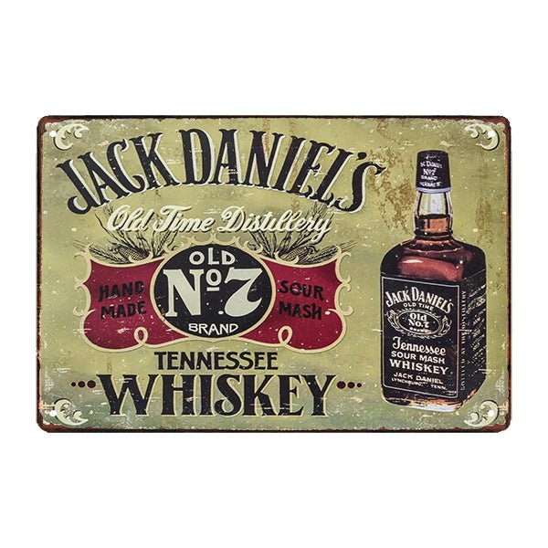 placa metal deco jack daniels placa metal deco jack daniels