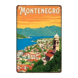 placa metal deco montenegro