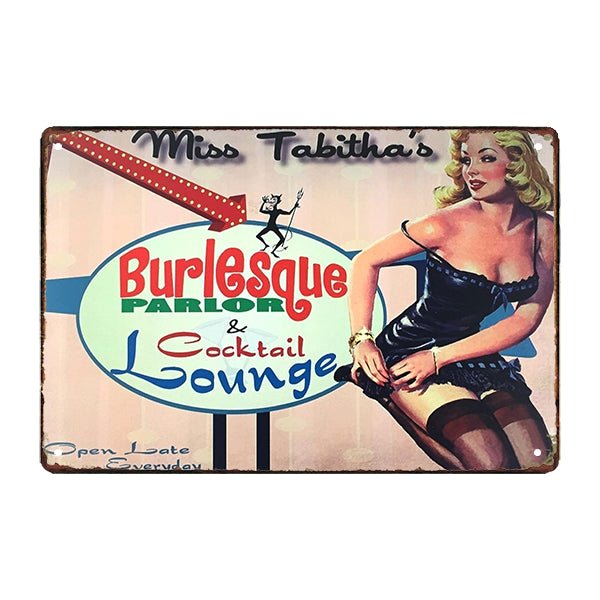 placa metal deco pin up 1 placa metal deco pin up 1