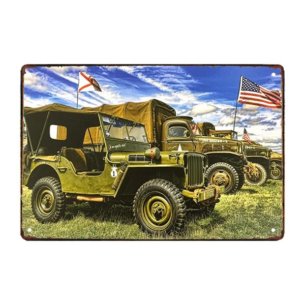 placa metal deco ww2 placa metal deco ww2