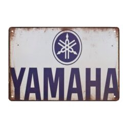 placa metal deco yamaha