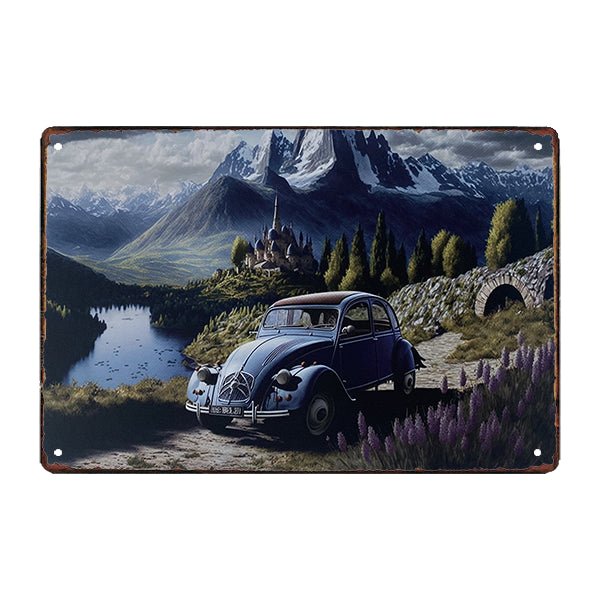 placa metal decoracion montana placa metal decoracion montana