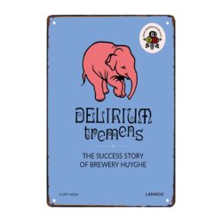 placa metal delirium tremens