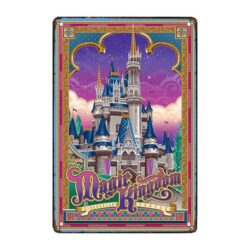 placa metal disney