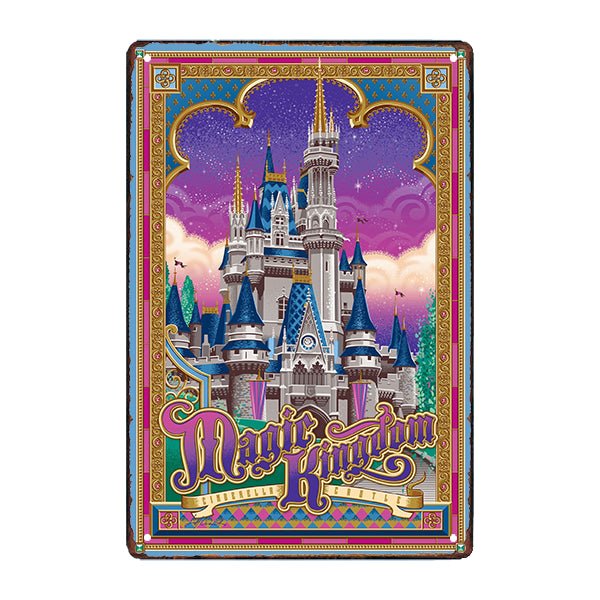 placa metal disney placa metal disney