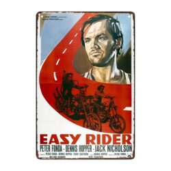 placa metal easy rider