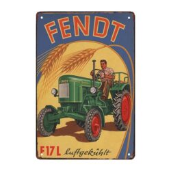 placa metal fendt
