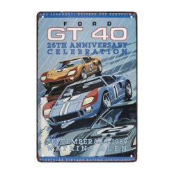 placa ford metal