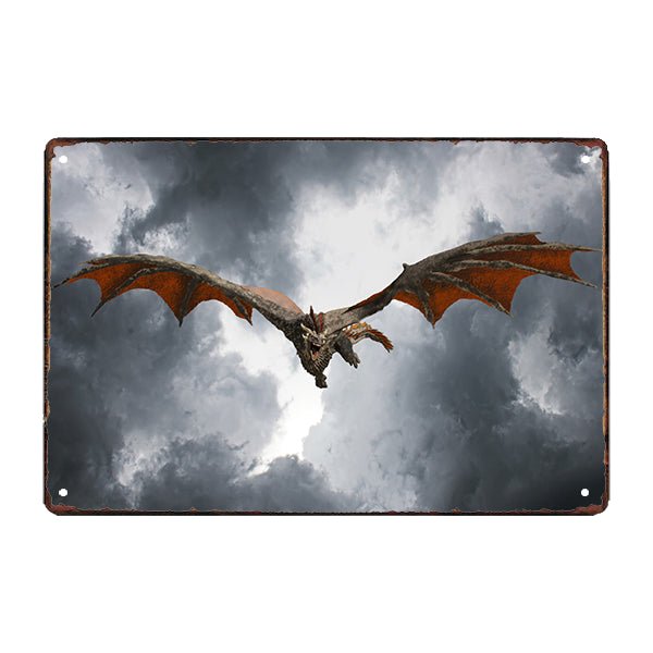 placa metal dragon juego de tronos placa metal dragon juego de tronos