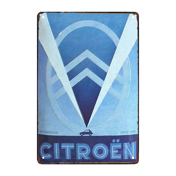 placa metalica garaje citroen placa metalica garaje citroen