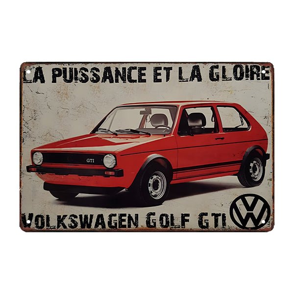 placa metalica golf gti placa metalica golf gti