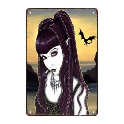 placa metal gotica