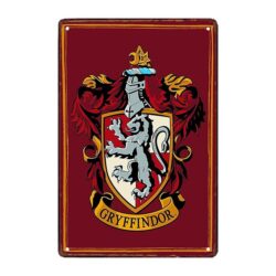 placa metalica de harry potter