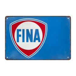placa publicitaria vieja fina